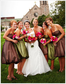 fall wedding dress colors